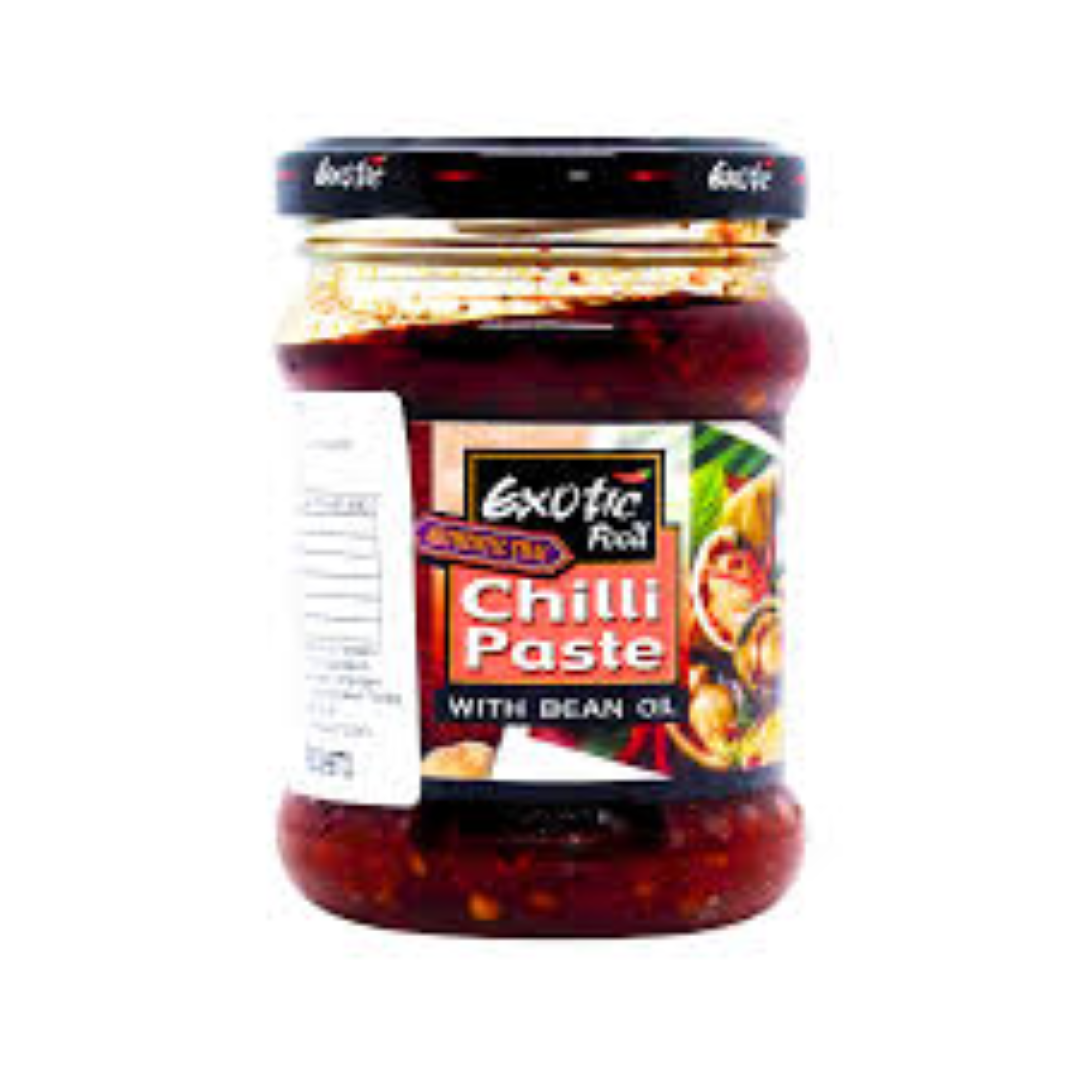 EXOTIC CHILLI PASTE W/BEANS OIL 195G